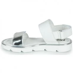 Chaussures Fille Sandales et Nu-pieds Primigi ANNA Blanc / Argenté -Sandales Soldes Boutique 18977164 500 D