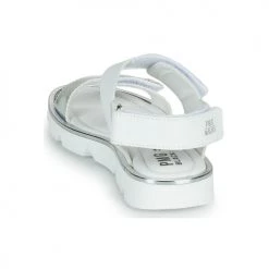 Chaussures Fille Sandales et Nu-pieds Primigi ANNA Blanc / Argenté -Sandales Soldes Boutique 18977164 500 E