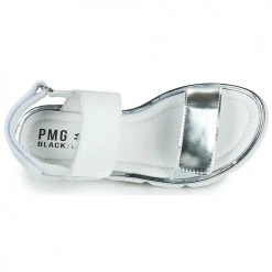Chaussures Fille Sandales et Nu-pieds Primigi ANNA Blanc / Argenté -Sandales Soldes Boutique 18977164 500 F