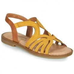 Chaussures Femme Sandales et Nu-pieds Remonte Dorndorf SANDA Jaune / Marron
