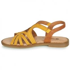 Chaussures Femme Sandales et Nu-pieds Remonte Dorndorf SANDA Jaune / Marron -Sandales Soldes Boutique 18977742 500 D