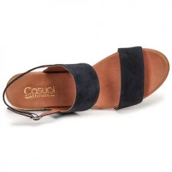 Chaussures Femme Sandales et Nu-pieds Casual Attitude OLIVE Marine -Sandales Soldes Boutique 18978787 500 F