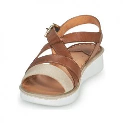 Chaussures Femme Sandales et Nu-pieds Casual Attitude ODETTE Camel / doré -Sandales Soldes Boutique 18978790 500 C