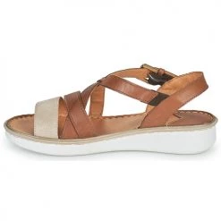 Chaussures Femme Sandales et Nu-pieds Casual Attitude ODETTE Camel / doré -Sandales Soldes Boutique 18978790 500 D