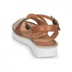 Chaussures Femme Sandales et Nu-pieds Casual Attitude ODETTE Camel / doré -Sandales Soldes Boutique 18978790 500 E