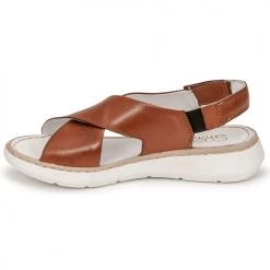 Chaussures Femme Sandales et Nu-pieds Casual Attitude ODILE Camel -Sandales Soldes Boutique 18978793 500 D