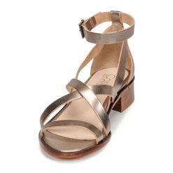 Chaussures Femme Sandales et Nu-pieds Casual Attitude COUTIL Bronze -Sandales Soldes Boutique 18978850 500 C