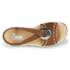 Chaussures Femme Sandales et Nu-pieds Rieker FARRO Marron -Sandales Soldes Boutique 18979145 500 F