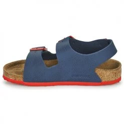 Chaussures Garçon Sandales et Nu-pieds Birkenstock MILANO Bleu / Rouge -Sandales Soldes Boutique 18980389 500 D