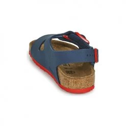 Chaussures Garçon Sandales et Nu-pieds Birkenstock MILANO Bleu / Rouge -Sandales Soldes Boutique 18980389 500 E