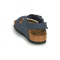Chaussures Garçon Sandales et Nu-pieds Birkenstock MILANO HL Bleu -Sandales Soldes Boutique 18980391 500 E