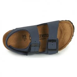 Chaussures Garçon Sandales et Nu-pieds Birkenstock MILANO HL Bleu -Sandales Soldes Boutique 18980391 500 F