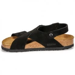 Chaussures Femme Sandales et Nu-pieds Birkenstock TULUM SFB Noir -Sandales Soldes Boutique 18980455 500 D