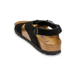Chaussures Femme Sandales et Nu-pieds Birkenstock TULUM SFB Noir -Sandales Soldes Boutique 18980455 500 E