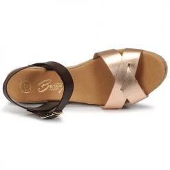 Chaussures Femme Sandales et Nu-pieds Betty London GIORGIA Marron/nude -Sandales Soldes Boutique 18980969 500 F