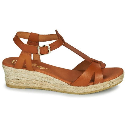 Chaussures Femme Sandales et Nu-pieds Betty London OBORSEL Cognac 2 Chaussures Femme Sandales et Nu-pieds Betty London OBORSEL Cognac – Image 2