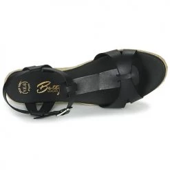 Chaussures Femme Sandales et Nu-pieds Betty London OBORSEL Noir 11 Chaussures Femme Sandales et Nu-pieds Betty London OBORSEL Noir -Sandales Soldes Boutique 18980982 500 F