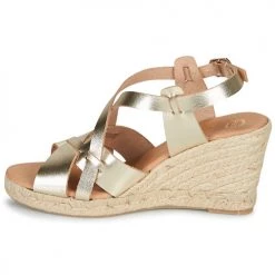 Chaussures Femme Sandales et Nu-pieds Betty London OSAVER Doré -Sandales Soldes Boutique 18980983 500 D