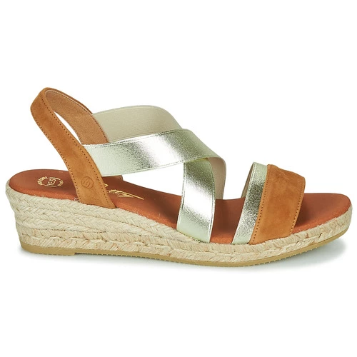 Chaussures Femme Sandales et Nu-pieds Betty London OLINDRE Cognac 2 Chaussures Femme Sandales et Nu-pieds Betty London OLINDRE Cognac – Image 2