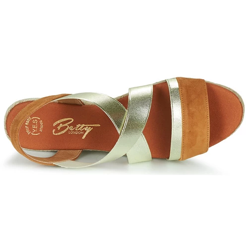 Chaussures Femme Sandales et Nu-pieds Betty London OLINDRE Cognac 6 Chaussures Femme Sandales et Nu-pieds Betty London OLINDRE Cognac – Image 6