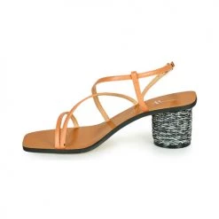 Chaussures Femme Sandales et Nu-pieds Vanessa Wu FRANNY Orange -Sandales Soldes Boutique 18984188 500 D