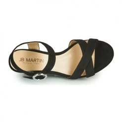 Chaussures Femme Sandales et Nu-pieds JB Martin QUERIDA Noir -Sandales Soldes Boutique 18987297 500 F