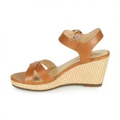Chaussures Femme Sandales et Nu-pieds JB Martin QUERIDA Marron -Sandales Soldes Boutique 18987298 500 D