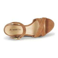 Chaussures Femme Sandales et Nu-pieds JB Martin QUERIDA Marron -Sandales Soldes Boutique 18987299 500 F