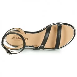 Chaussures Femme Sandales et Nu-pieds JB Martin 1GILANA Noir -Sandales Soldes Boutique 19006838 500 F