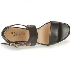 Chaussures Femme Sandales et Nu-pieds JB Martin 1NAWELI Noir -Sandales Soldes Boutique 19006853 500 F