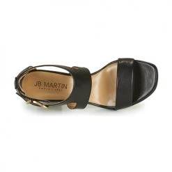 Chaussures Femme Sandales et Nu-pieds JB Martin 1NAWELI Noir -Sandales Soldes Boutique 19006854 500 F