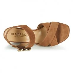 Chaussures Femme Sandales et Nu-pieds JB Martin 1NICKY Marron -Sandales Soldes Boutique 19006864 500 F
