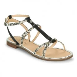 Chaussures Femme Sandales et Nu-pieds JB Martin 1GRIOTTES Blanc / Noir