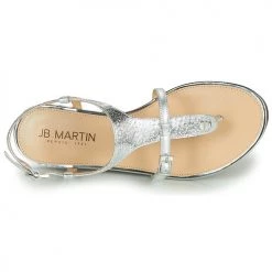 Chaussures Femme Sandales et Nu-pieds JB Martin 2GAELIA Argenté -Sandales Soldes Boutique 19012795 500 F