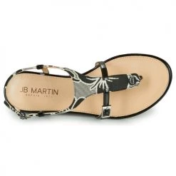 Chaussures Femme Sandales et Nu-pieds JB Martin 2GAELIA Noir -Sandales Soldes Boutique 19012802 500 F