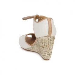 Chaussures Femme Sandales et Nu-pieds Coclico JIEN Blanc -Sandales Soldes Boutique 190156 500 E