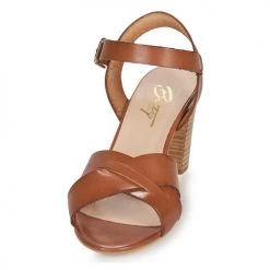 Chaussures Femme Sandales et Nu-pieds Betty London OCOLA Camel -Sandales Soldes Boutique 19049549 500 C