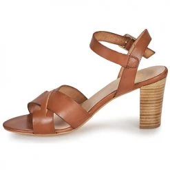Chaussures Femme Sandales et Nu-pieds Betty London OCOLA Camel -Sandales Soldes Boutique 19049549 500 D