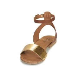 Chaussures Femme Sandales et Nu-pieds Betty London GIMY Camel / Doré -Sandales Soldes Boutique 19052039 500 C