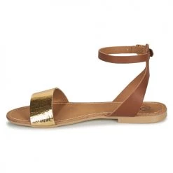 Chaussures Femme Sandales et Nu-pieds Betty London GIMY Camel / Doré -Sandales Soldes Boutique 19052039 500 D