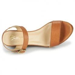 Chaussures Femme Sandales et Nu-pieds Betty London CHARLOTA Camel -Sandales Soldes Boutique 19052042 500 F