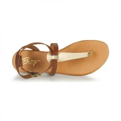 Chaussures Femme Sandales et Nu-pieds Betty London ORIOUL Camel/doré -Sandales Soldes Boutique 19052056 500 F