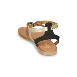 Chaussures Femme Sandales et Nu-pieds Betty London ORIOUL Noir/doré -Sandales Soldes Boutique 19052057 500 E