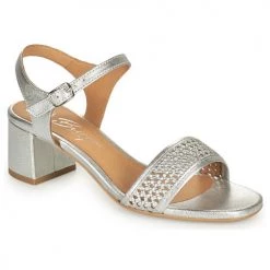 Chaussures Femme Sandales et Nu-pieds Betty London OUPETTE Argenté