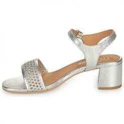 Chaussures Femme Sandales et Nu-pieds Betty London OUPETTE Argenté -Sandales Soldes Boutique 19052065 500 D