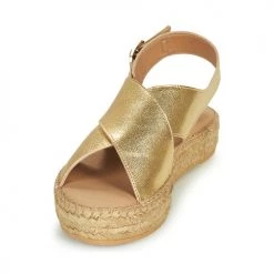 Chaussures Femme Sandales et Nu-pieds Minelli MEPLATINE Doré -Sandales Soldes Boutique 19057435 500 C