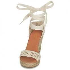Chaussures Femme Sandales et Nu-pieds Minelli SHELLYE Ecru -Sandales Soldes Boutique 19057436 500 C