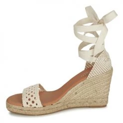 Chaussures Femme Sandales et Nu-pieds Minelli SHELLYE Ecru -Sandales Soldes Boutique 19057436 500 D