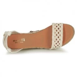 Chaussures Femme Sandales et Nu-pieds Minelli SHELLYE Ecru -Sandales Soldes Boutique 19057436 500 F