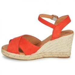 Chaussures Femme Sandales et Nu-pieds Minelli OMELLA Rouge -Sandales Soldes Boutique 19057438 500 D